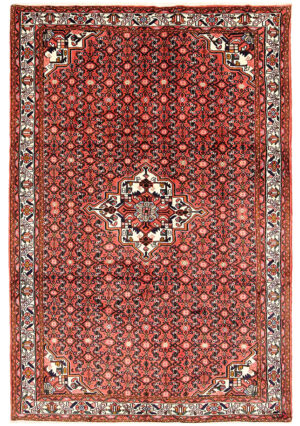 فرش دست بافت حسین آباد(195x294)سانتینتر
