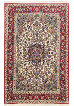 فرش دست بافت اصفهان(109x164)سانتیمتر