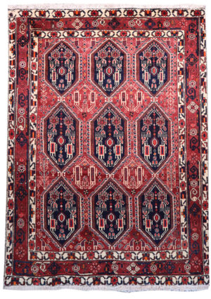 فرش دستبافت افشار-شهربابک(157×232)سانتیمتر