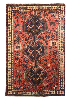 ذرع نیم دستبافت شیراز (104×157)سانتیمتر