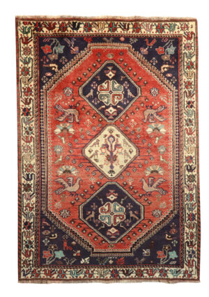 قالیچه دستبافت شیراز (119×174)سانتیمتر