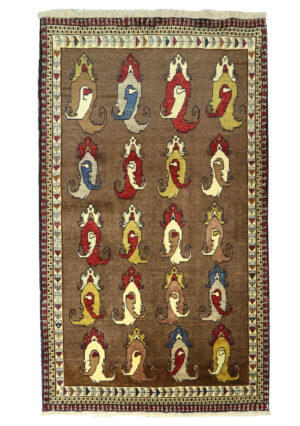 قالیچه گبه دستبافت (113×190)سانتیمتر