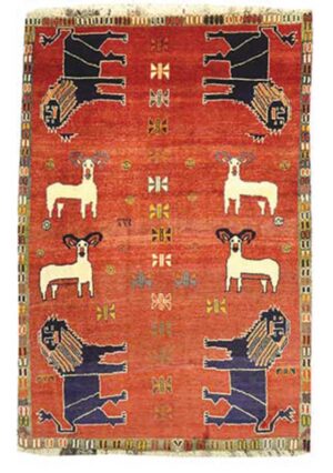 قالیچه قشقایی دستبافت (125×175)سانتیمتر
