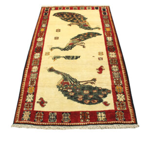 قالیچه گبه سنتی دستبافت (110×195)سانتیمتر