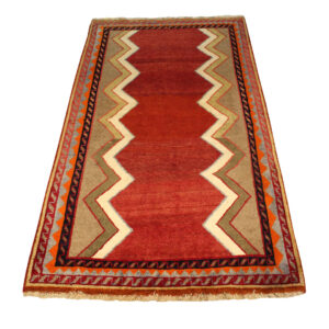 قالیچه دستبافت قشقایی(100×188)سانتیمتر