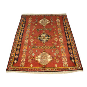 فرش دستبافت قشقایی(116×151)سانتیمتر