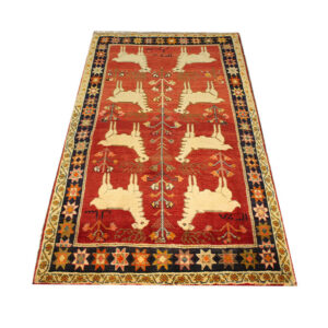 قالیچه دستبافت قشقایی(108×186)سانتیمتر