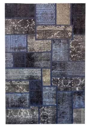فرش تیکه دوزی دستبافت (141×220)patchwork