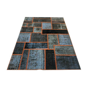 فرش تیکه دوزی دستبافت (160×215)patchwork