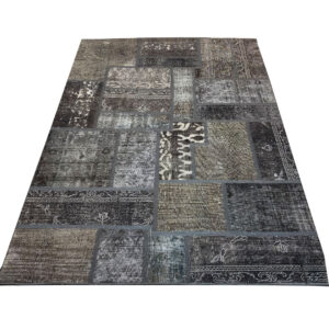 فرش تیکه دوزی دستبافت (160×215)patchwork