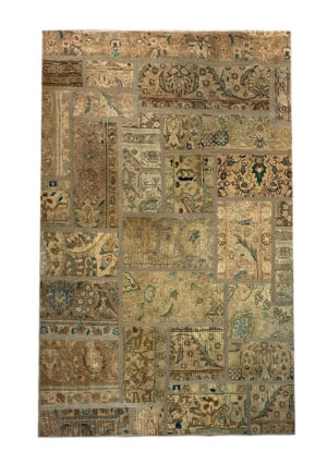فرش تیکه دوزی دستبافت (140×201)patchwork