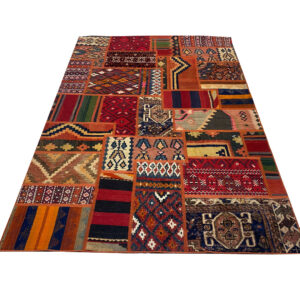 فرش تیکه دوزی دستبافت (165×230)patchwork