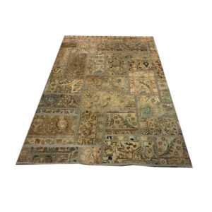 فرش تیکه دوزی دستبافت (140×201)patchwork