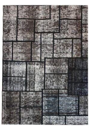 فرش تیکه دوزی دستبافت (158×217)patchwork