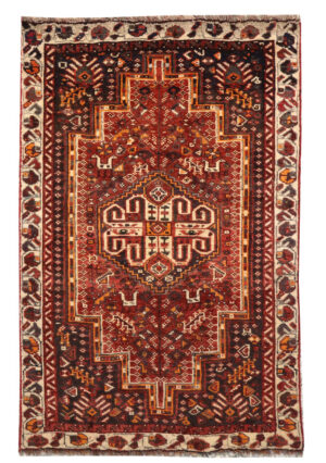 ذرع نیم دستبافت شیراز(93×143)سانتیمتر