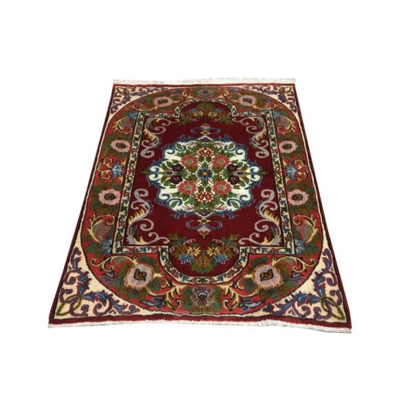 فرش دستبافت پشتی ساروق(74×99)سانتیمتر-1