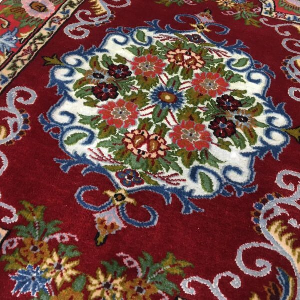 فرش دستبافت پشتی ساروق(74×99)سانتیمتر-5