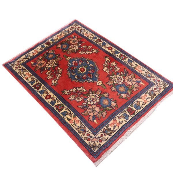 فرش دستبافت پشتی ساروق(70×95)سانتیمتر-3
