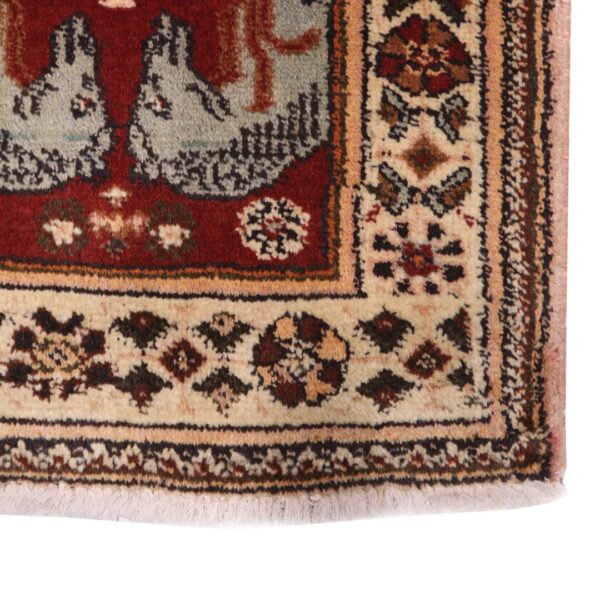 فرش دستبافت پشتی شیراز(57×83)سانتیمتر-5