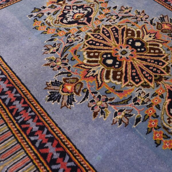 فرش دستبافت پشتی کاشان(72×88)سانتیمتر-6