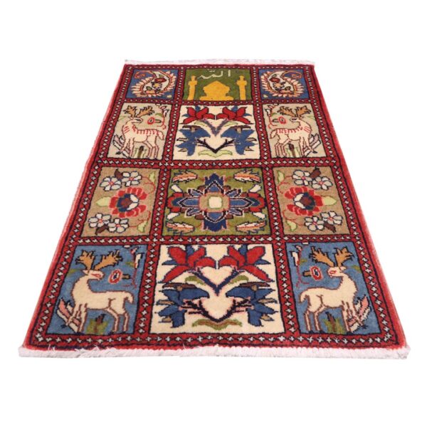 فرش دستبافت پشتی ساروق(62×100)سانتیمتر-2