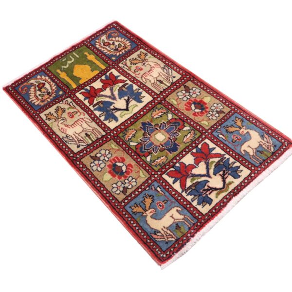 فرش دستبافت پشتی ساروق(62×100)سانتیمتر-3