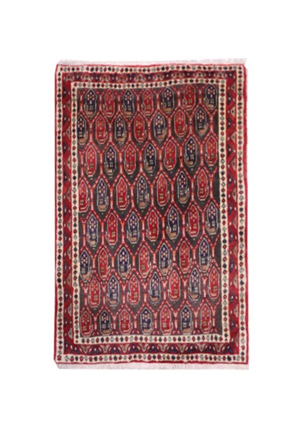 فرش دستبافت پشتی شهر بابک(74×100)سانتیمتر-1