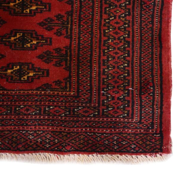 فرش دستبافت پشتی ترکمن(49×108)سانتیمتر-5