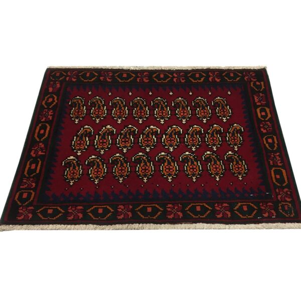 Sirjan back handwoven carpet (80x58) cm-2