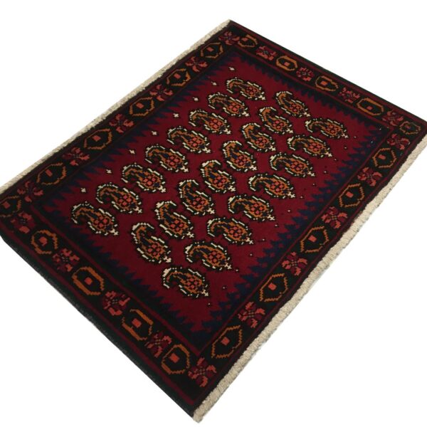 Sirjan back hand-woven carpet (58 x 80 cm)-3