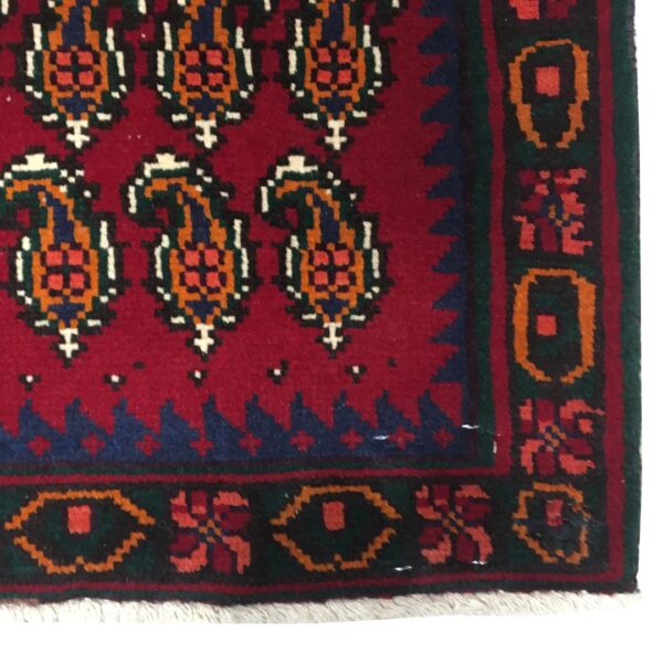 Sirjan back handwoven carpet (80x58) cm-5