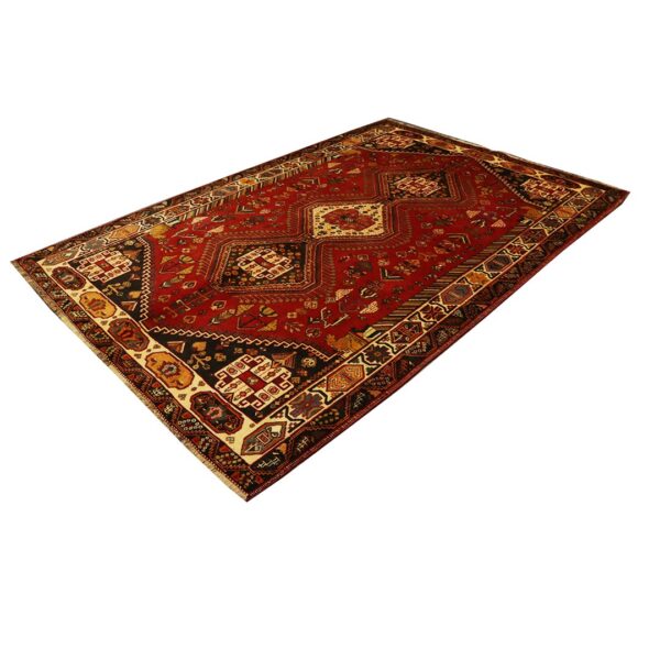 فرش دستباف شیراز (183×275)سانتیمتر-2435-4
