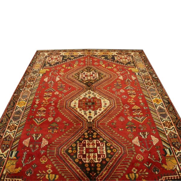 فرش دستباف شیراز (183×275)سانتیمتر-2435-5