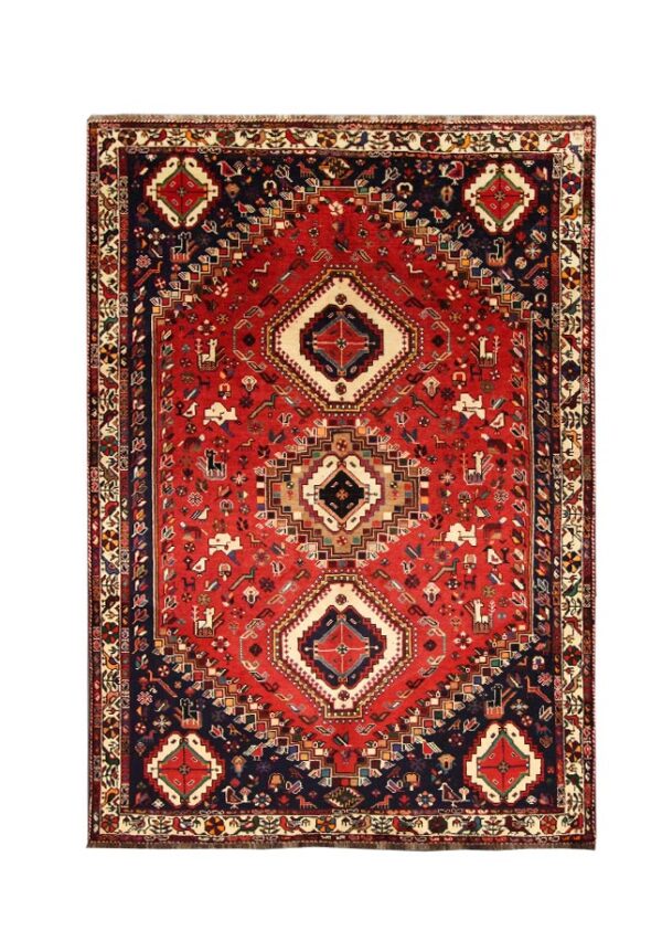 فرش دستباف شیراز (196×283)سانتیمتر-2652-1