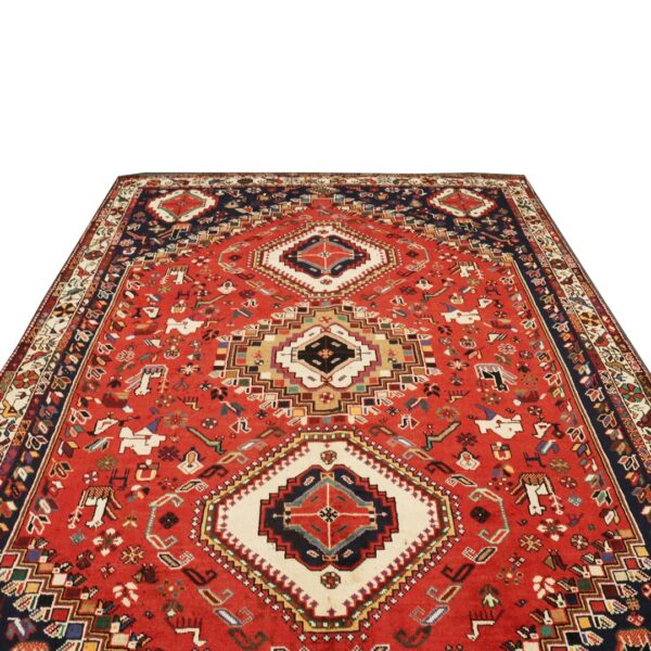 فرش دستباف شیراز (196×283)سانتیمتر-2652-4