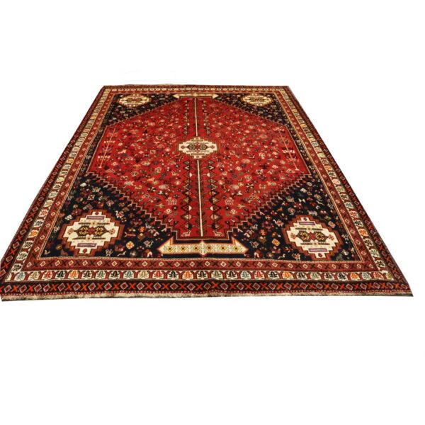فرش دستباف شیراز (216×285)سانتیمتر-2665-2