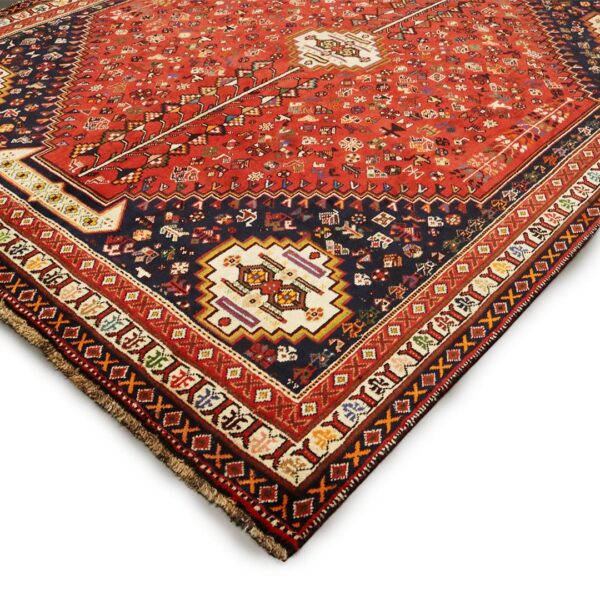 فرش دستباف شیراز (216×285)سانتیمتر-2665-6