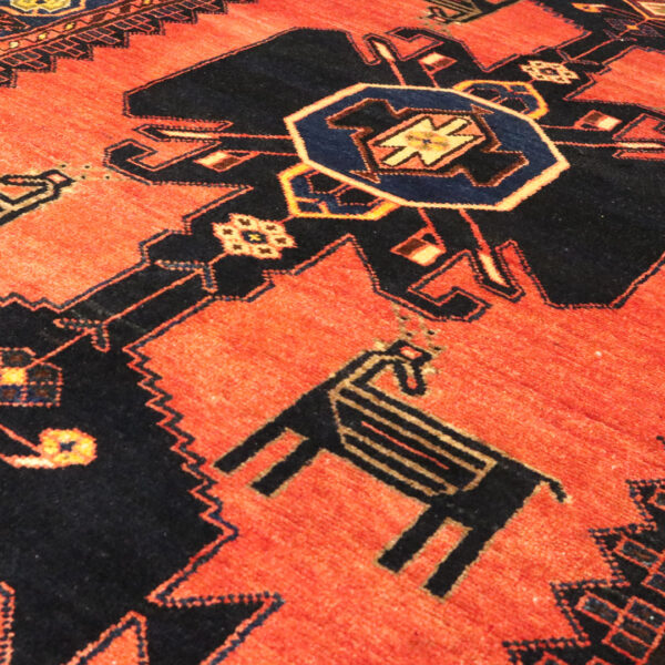 قالیچه دستبافت ساوه (112×194) سانتیمتر-10