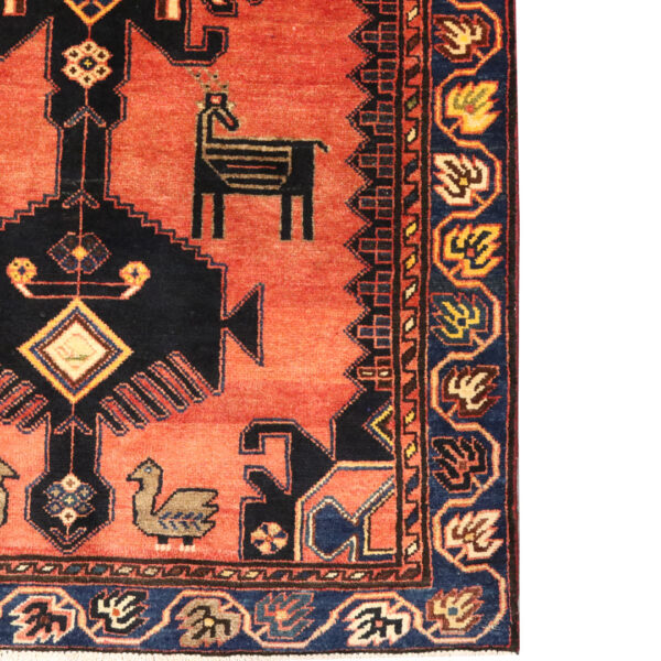 قالیچه دستبافت ساوه (112×194) سانتیمتر-9