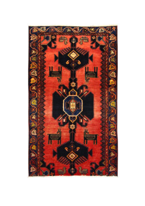 قالیچه دستبافت ساوه (112×194) سانتیمتر-1