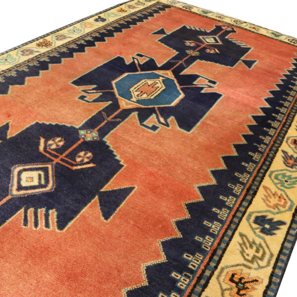قالیچه دستبافت ساوه (125×206) سانتیمتر-7