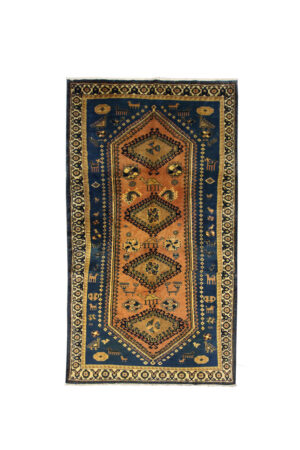قالیچه دستبافت مهاباد (124×232) سانتیمتر-1