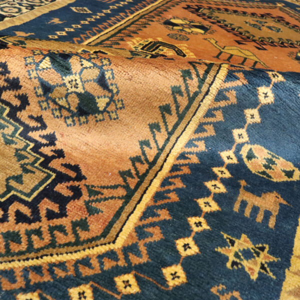 قالیچه دستبافت مهاباد (124×232) سانتیمتر-2