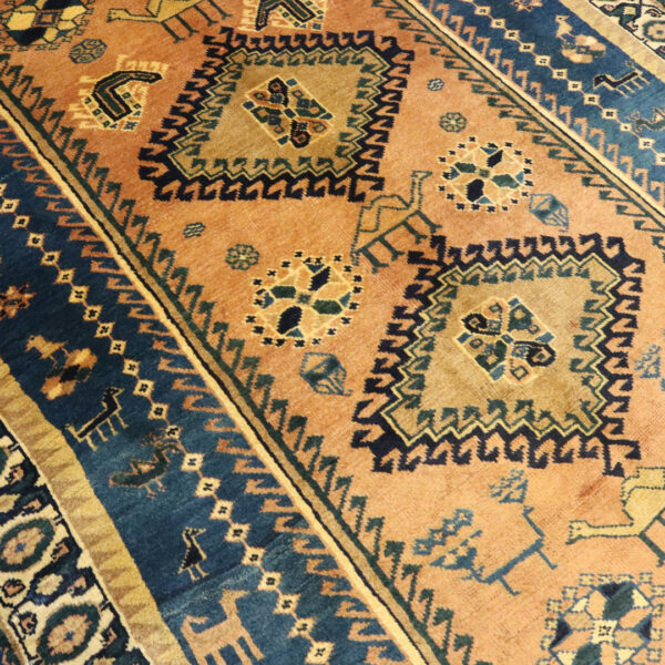 قالیچه دستبافت مهاباد (124×232) سانتیمتر-6