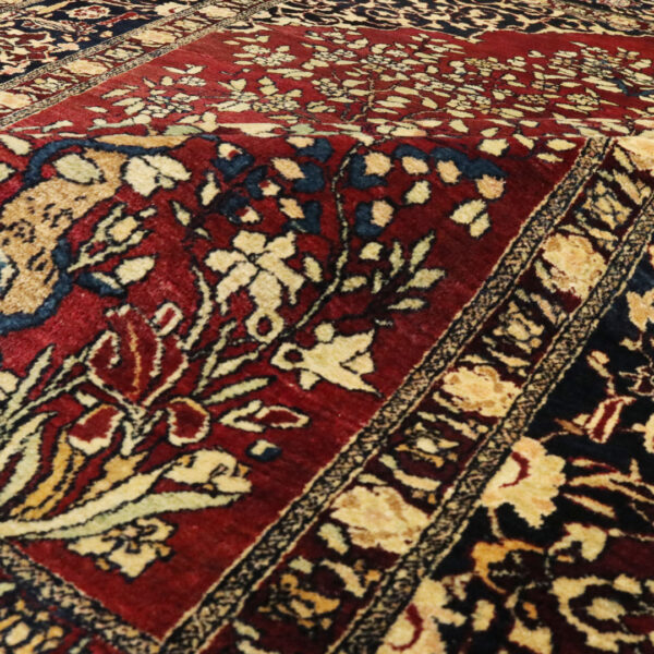 قالیچه دستبافت اصفهان آنتیک (143×200) سانتیمتر-2