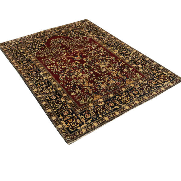 قالیچه دستبافت اصفهان آنتیک (143×200) سانتیمتر-4