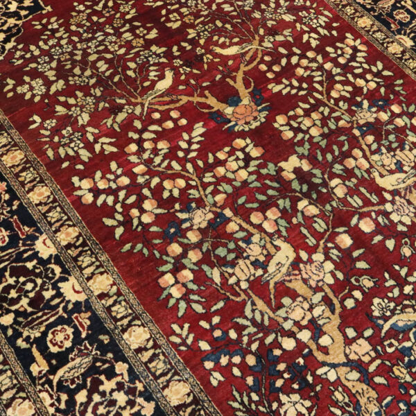 قالیچه دستبافت اصفهان آنتیک (143×200) سانتیمتر-5