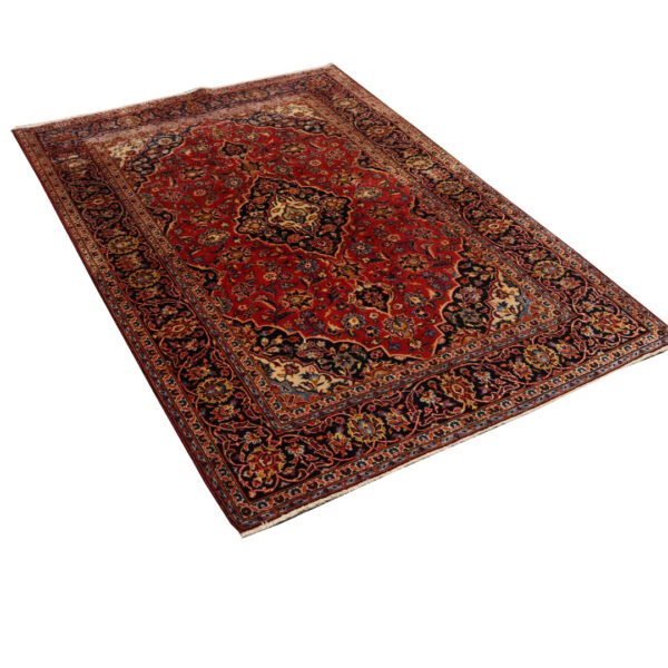 قالیچه دستبافت وینتیج کاشان (139×205) سانتیمتر-4