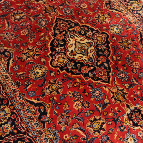 قالیچه دستبافت وینتیج کاشان (139×205) سانتیمتر-5