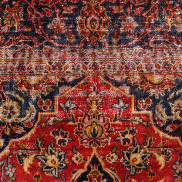 قالیچه دستبافت وینتیج کاشان (139×205) سانتیمتر-6
